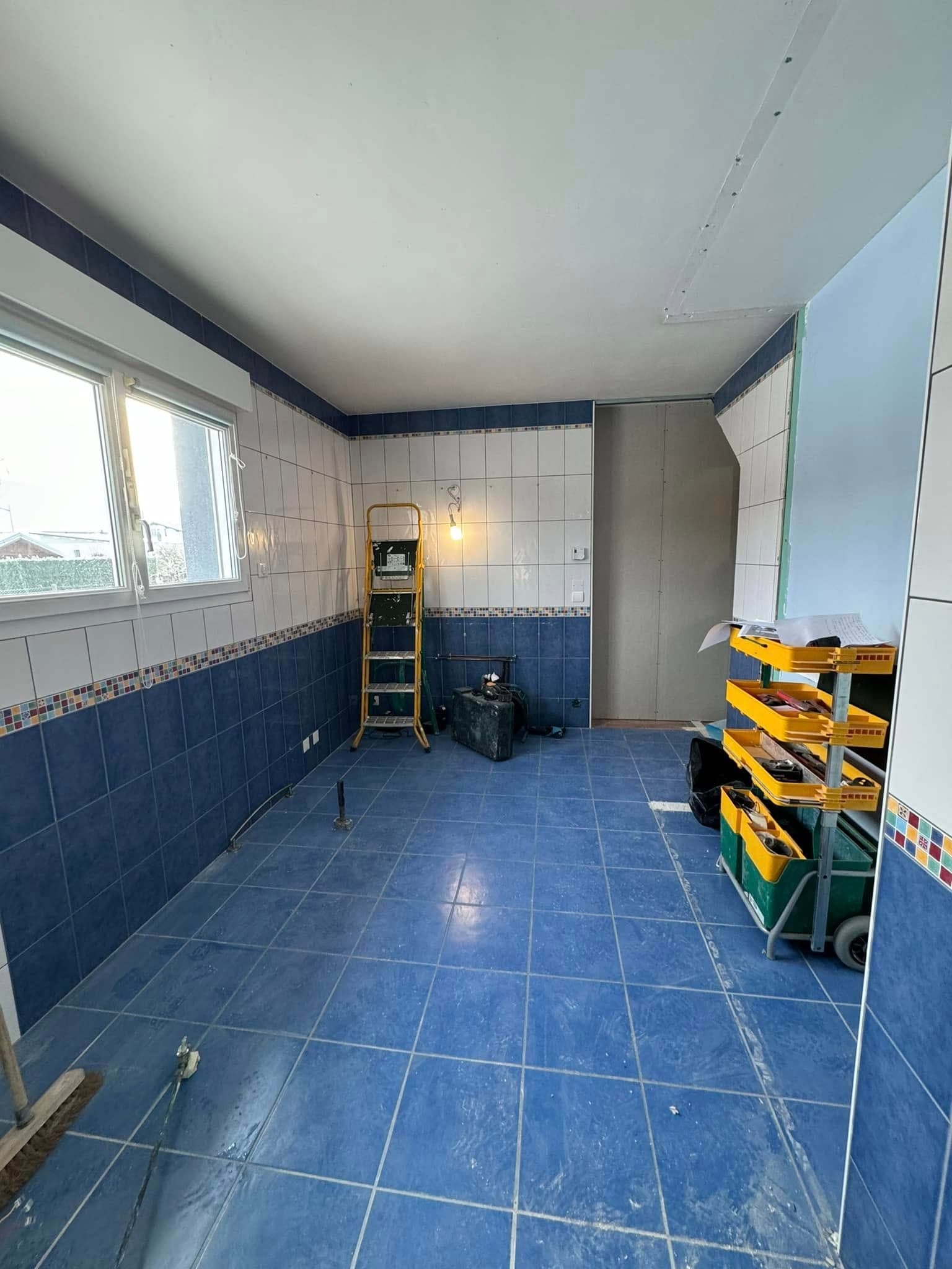 Carrelage salle de bain Montbéliard